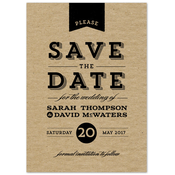 Frankie Vintage Save The Date - Project Pretty