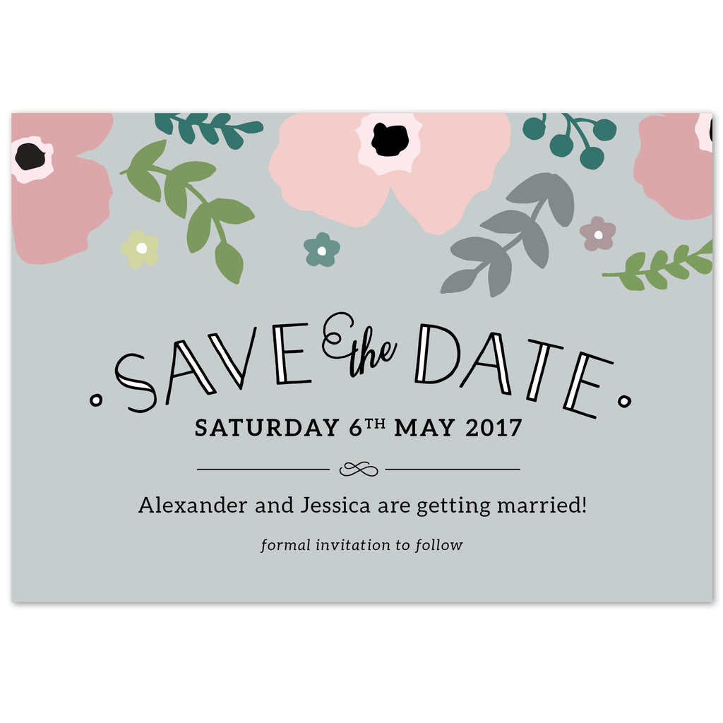 Poppy Save The Date - Project Pretty