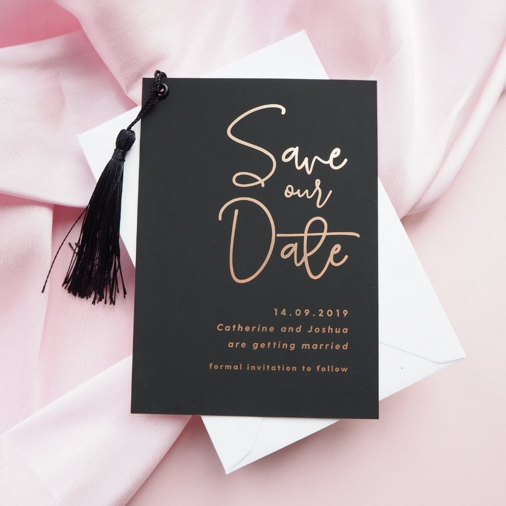 Lexi foil save the date card - Project Pretty