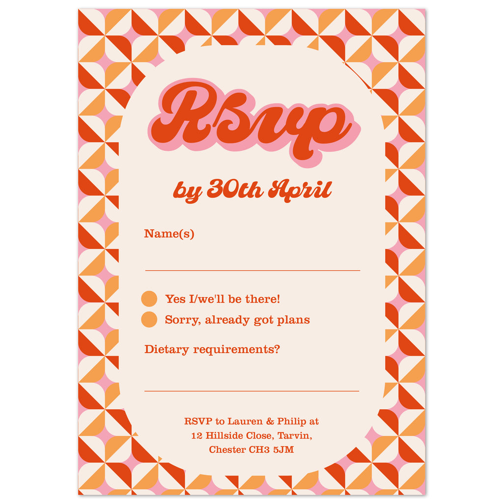 Nancy RSVP card