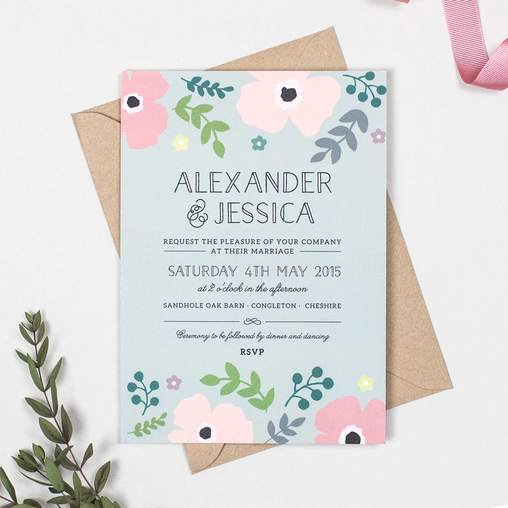 Poppy Wedding Invitation - Project Pretty