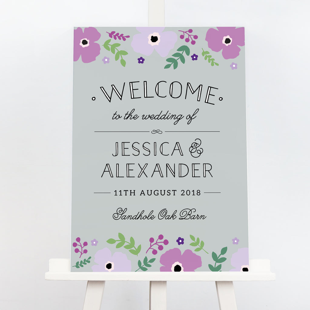 Poppy welcome sign - Project Pretty