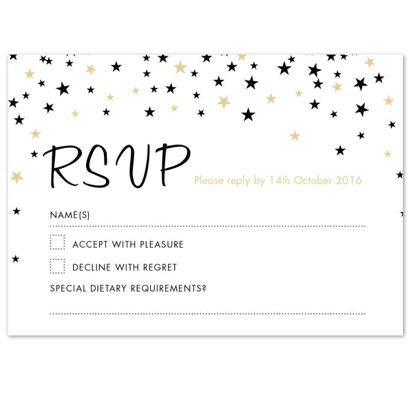 Bella RSVP card - Project Pretty