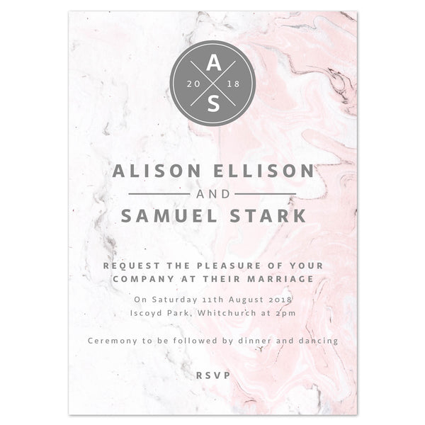 Marble Wedding Invitation - Project Pretty